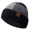 New Stitching Soft Beanie Hat